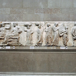 Parthenon. Part of the central section of the east frieze. B