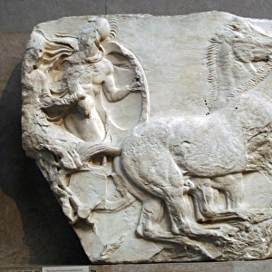 Parthenon. South frieze. 447-432BC. Cavalry. XXXI panel. Bri