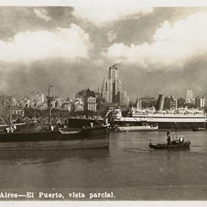 Partial view of the Port, Buenos Aires, Argentina