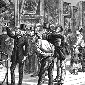 A Party of Working Men at the National Gallery, London, 1870