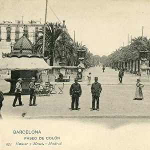 Paseo de Colon, Barcelona, Spain