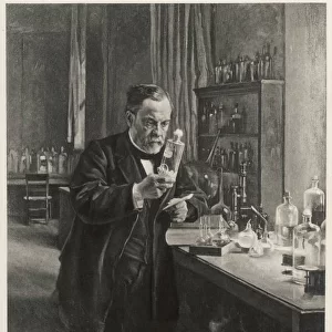 Pasteur in Lab / Edelfelt