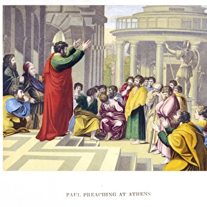 Paul preaching in Athens