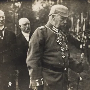 Paul von Hindenburg meeting veterans