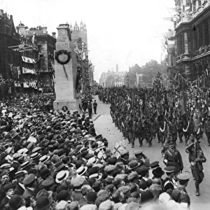 Peace Day Victory parade in London 1919