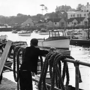 Peaceful scene at Paignton Harbour, Devon