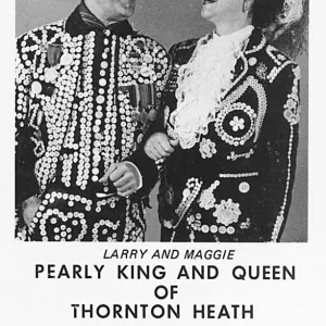 The Pearly King and Queen of Thornton Heath