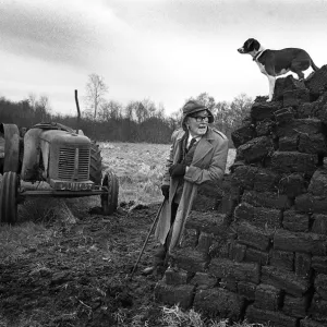 Peat cutter, Shropshire