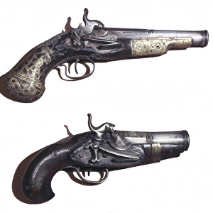 Pecussion cap gun (mid. 19th c. ). SPAIN. Ripoll