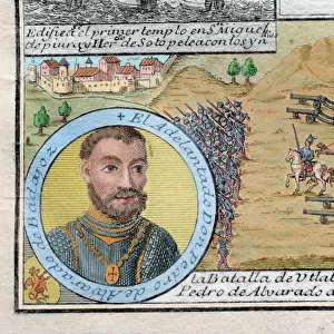 Pedro de Alvarado y Contreras (ca. 1485 or ca. 1495-1541). S