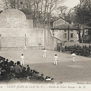 Pelota played at Saint Jean de Luz