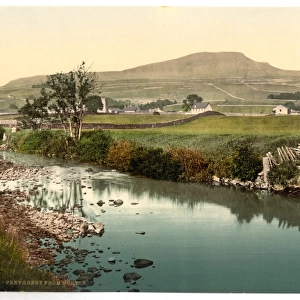 Penyghent, from Horton, Yorkshire, England