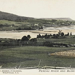 Pereau River and Blomidon, Nova Scotia, Canada