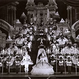 Performers of the Folies Bergere, Paris, France