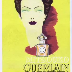 Perfume advertisement for Guerlain Mitsouko