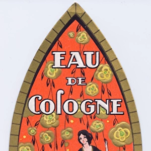 Perfume label, Eau de Cologne Viridiflor