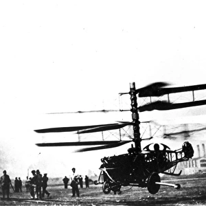 Pescara helicopter of 1923 in flight (just)