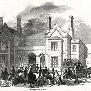 Peterborough East railway station, Peterborough 1845