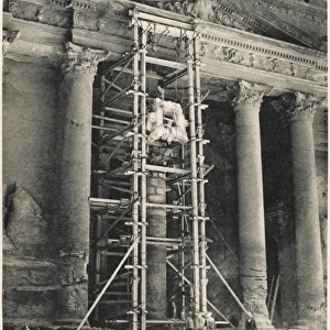 Petra repairs 1962, Jordan