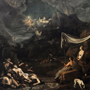 Phaethons Fall, 1678, by Johann Heiss (1640-1704)