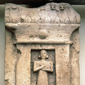 Phoenician art. Italy. Gravestone. 9th-7th centuries B. C. Ar