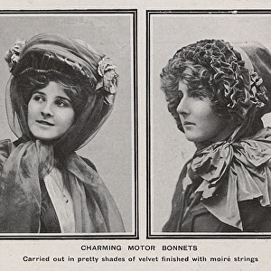 Photo of Charming Motor Bonnets 1909