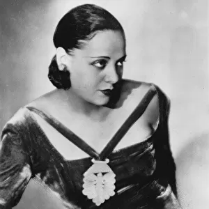 Photograph of the French singer Lucienne Boyer, 1930s