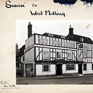Photograph of Swan Hotel, West Malling, Kent