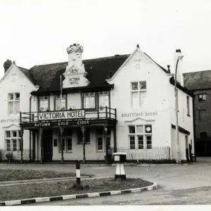 Carte postale années 80 de Fore Street, Chard, Somerset d'après un