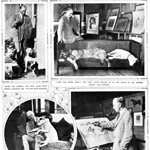 Photographs of Cecil Aldin in the Sketch