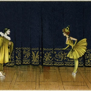 Pierrot & pierette in yellow