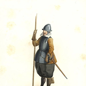 Pikeman from French Flanders, 17th century