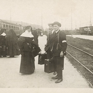 Pilgrims at Station