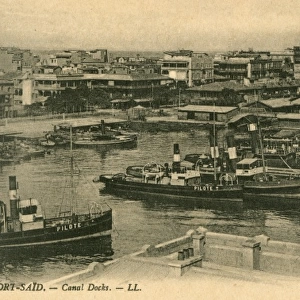 Pilot Tugs - Harbour at Port Said