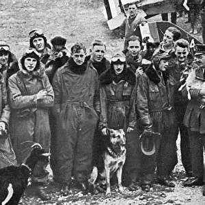 Pilots of the Royal Air Force Scouting Squadron