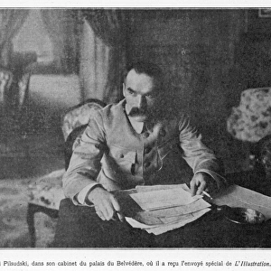 Pilsudski at Desk / 1919