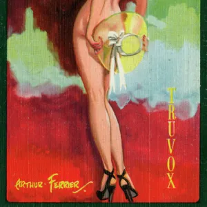 Pin-up Girl playing card by Arthur Ferrier