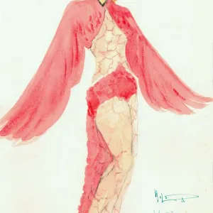 Pink Cat Girl - Murrays Cabaret Club costume design Pink Cat Girl - Murrays Cabaret Club costume design