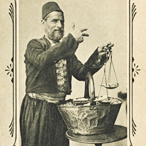 Pistachio nut seller - Izmir, Turkey