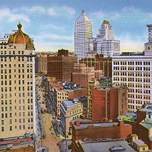 Pittsburgh, Pennsylvania, USA - Looking east on Liberty Ave