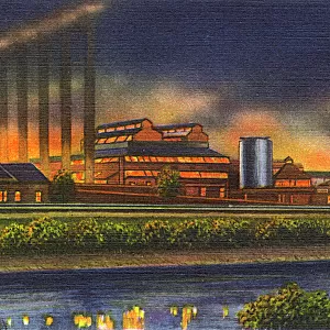 Pittsburgh, Pennsylvania, USA - One of the many steel mills