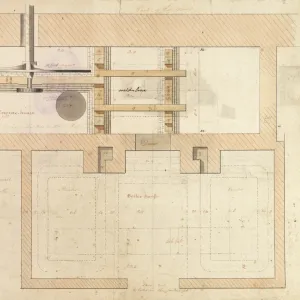 Plan of the engine and boiler houses