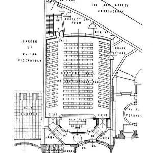 Plan of the proposed Lecture Theatre - RAeS