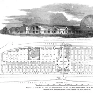 Plans for the Crystal Palace