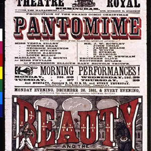 Playbill, Beauty and the Beast, Theatre Royal, Birmingham