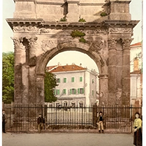 Pola, Aurea Gate, Istria, Austro-Hungary