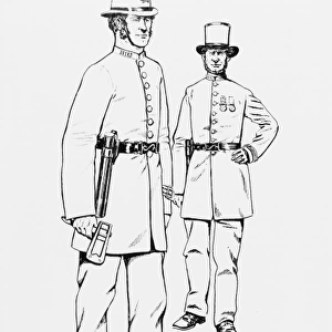 Police Uniforms 1863-65