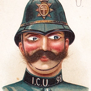 Policeman on a greetings card