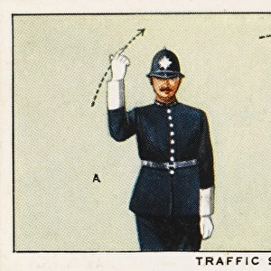 Policeman Signals Come
