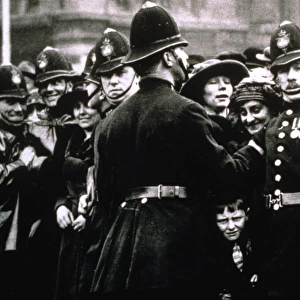 Policemen on duty in London